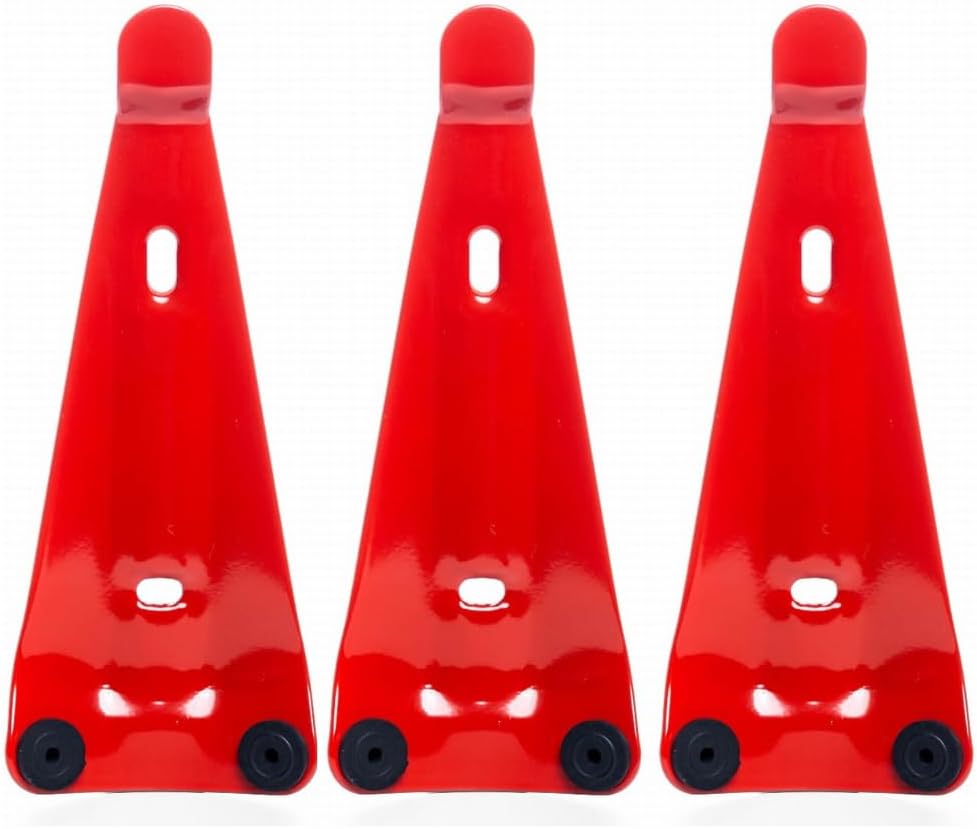 3 x Dreieck-Feuerlöscherhaken | Wandhalterung zum Aufhängen des Feuerlöschers | Universeller Wandhalter für Feuerlöscher bis 12 kg | Wandmontage für Zuhause oder Büro