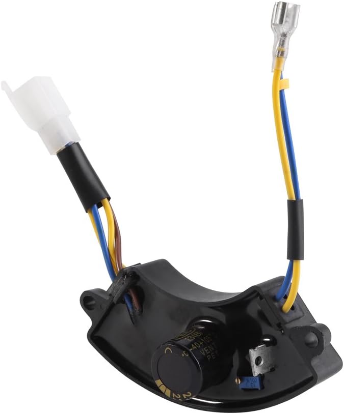 Bogenförmiger automatischer Spannungsregler 250 V 220 μF AVR für 2 kW-3 kW 168 F Benzin-Elektrogenerator, schwarz – Bild 3