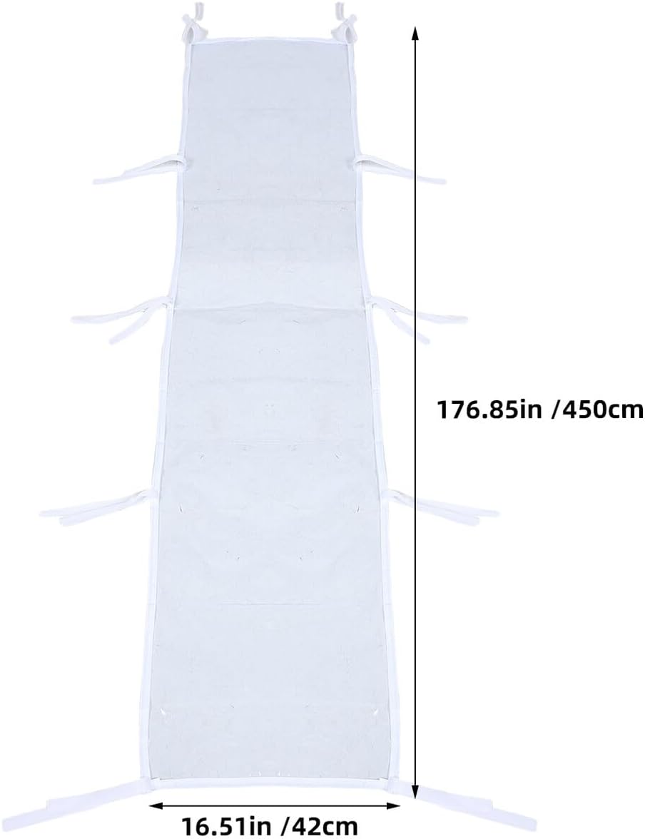 Zelt Regenrinne 4,5m lang 42cm Breit aus robustem Material mit einfacher Installation für Pavillons und Partys im Freien – Bild 2