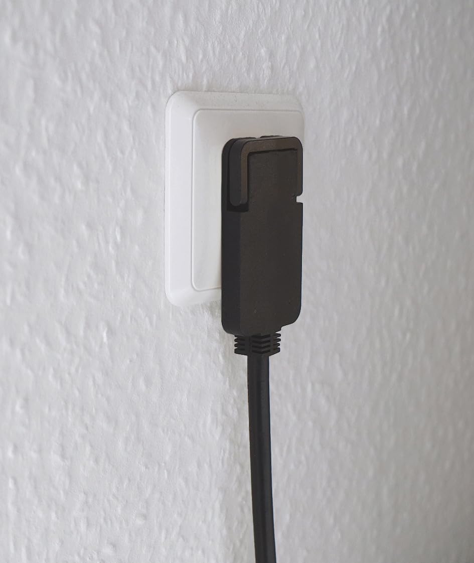 Brennenstuhl Qualitäts-Kunststoff-Verlängerungskabel mit Flachstecker (Verlängerungskabel, flach, für den Innenbereich, mit 5 m Kabel), schwarz – Bild 5