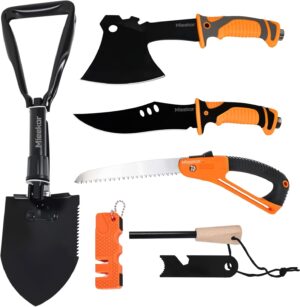 6-in-1 Outdoor-Axt-Überlebensset, ...