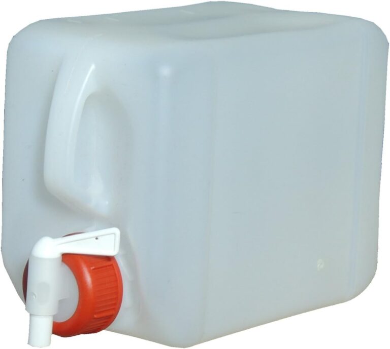 1 x 5 l Kanister-Wasserkanister + 1 Auslaufhahn, lebensmittelecht