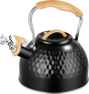 Wasserkocher, 3L Edelstahl Pfeifkes...