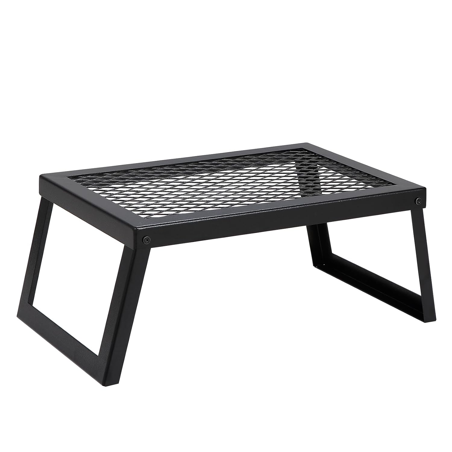 VEVOR BBQ Gills Holzkohlegrill Klappgrill 458 x 305 x 205 mm, Tischgrill tragbarer Reisegrill 6 kg Tragkraft, Outdoor faltbarer Picknickgrill Campinggrill schwarz 300 °C, für Terrasse, Camping, Party – Bild 9