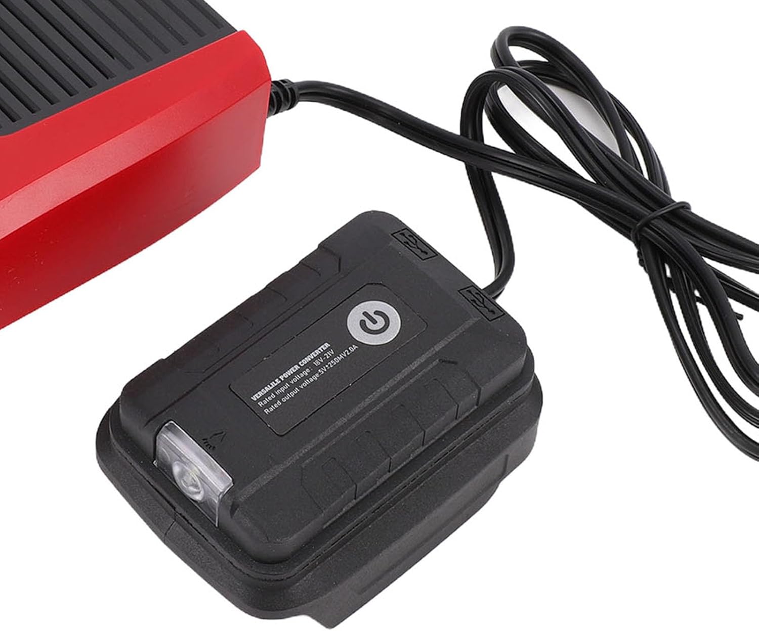 Fockety Batteriebetriebene Heizung, tragbare leise Heizung für kleine Räume mit Licht, USB-Anschluss und Thermostat, wiederaufladbarer Autofenster-Entfroster für Autos, Büro – Bild 9