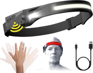 Reiteag Stirnlampe LED wiederauflad...