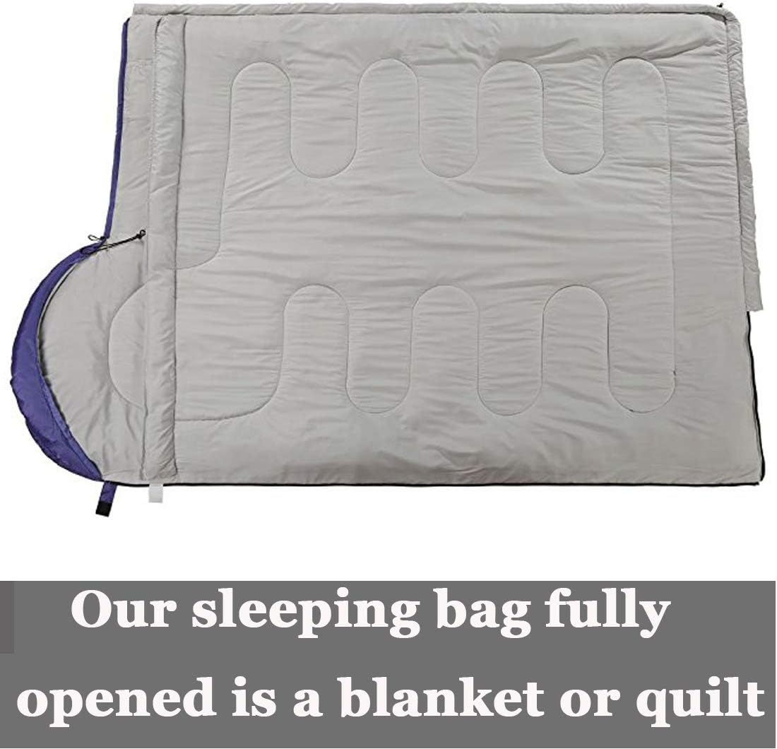SOULOUT 3–4-Jahreszeiten-Schlafsack, wasserdicht und leicht, für Camping, Reisen und Outdoor-Aktivitäten, ideal für Erwachsene und Kinder – 220 x 83 cm – Bild 4