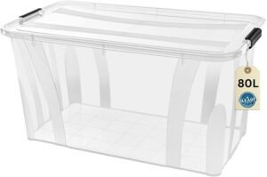 80-Liter-Aufbewahrungsbox mit Decke...