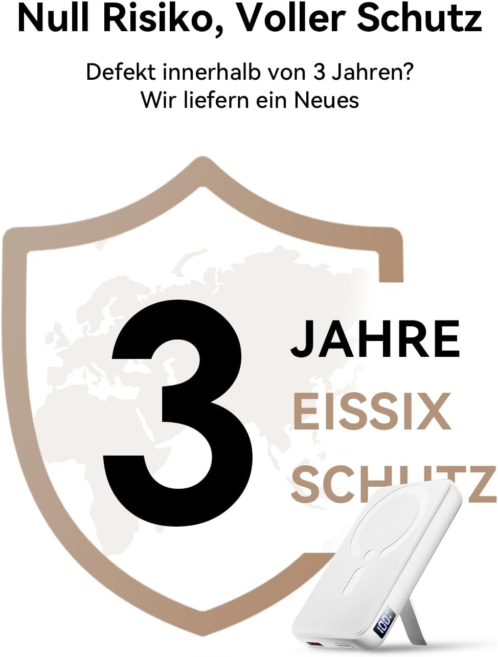 Powerbank für Magsafe, 12000 mAh kabellose Powerbank mit 22,5 W PD USB-A Ausgang, magnetische externe Handy-Akkus mit LED-Anzeige, Typ-C Eingang & Ausgang für iPhone 17/16/15/14/13/12/Pro/Pro – Bild 9