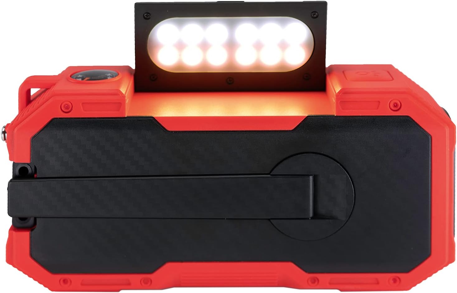 Albrecht DR 112, tragbares DAB+/FM Outdoor-Kurbelradio, 27911, SOS-Notruf, Taschenlampe, Solarmodul, PowerBank, IPX5-Wasserschutz – Bild 6