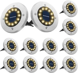 Bowfar Solar-Bodenleuchten für den...