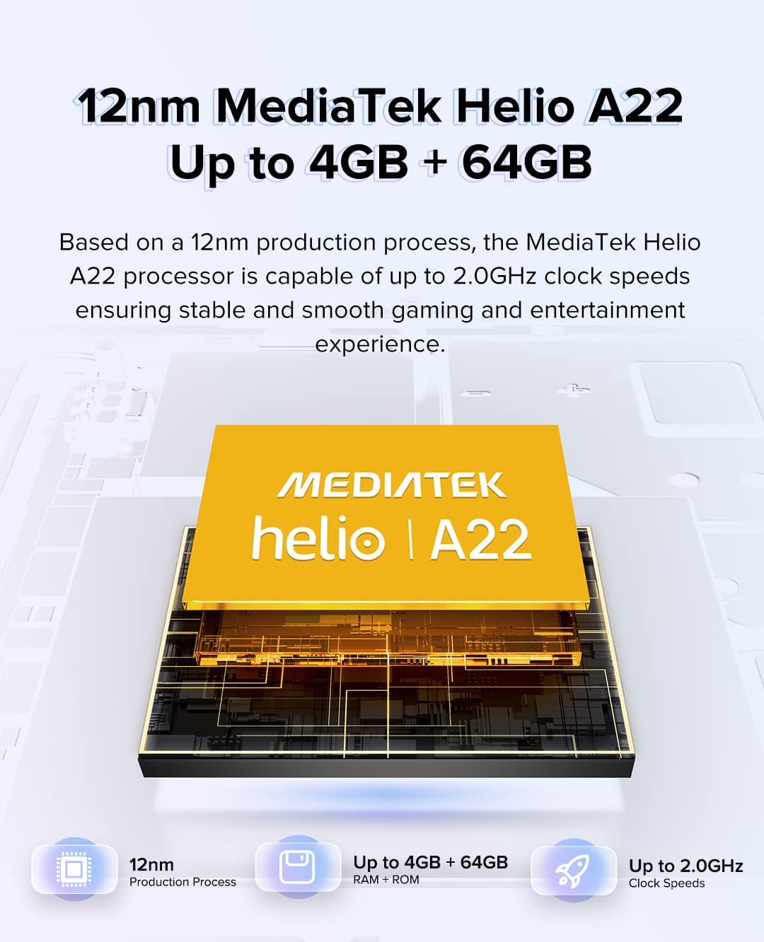 Ulefone Android 12 4G Smartphone ohne Vertrag Note 14 (64 GB), 3 Kartensteckplätze, Quad Core 4 GB + 64 GB, Dual-SIM-Handy, 6,52 Zoll HD+, 8 MP + 13 MP Kamera, 4500 mAh Akku, Face Unlock GPS Schwarz – Bild 5