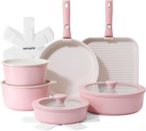 SENSARTE Keramik-Topfsets, Pfannens...