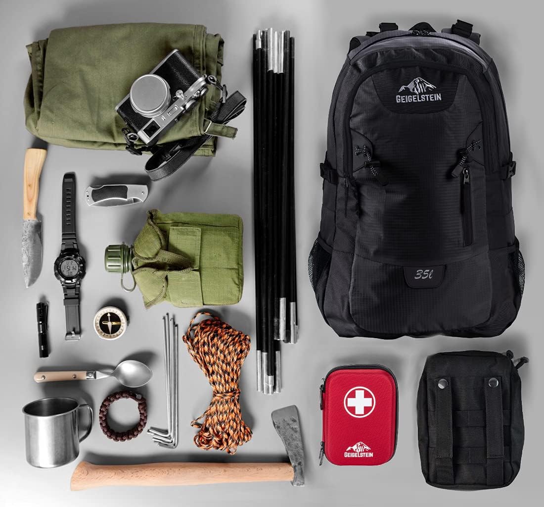 Reise-Erste-Hilfe-Set, hergestellt in Deutschland, mit Edelstahl-Pinzette für Wandern, Radfahren, Bergsteigen und Outdoor – Bild 7