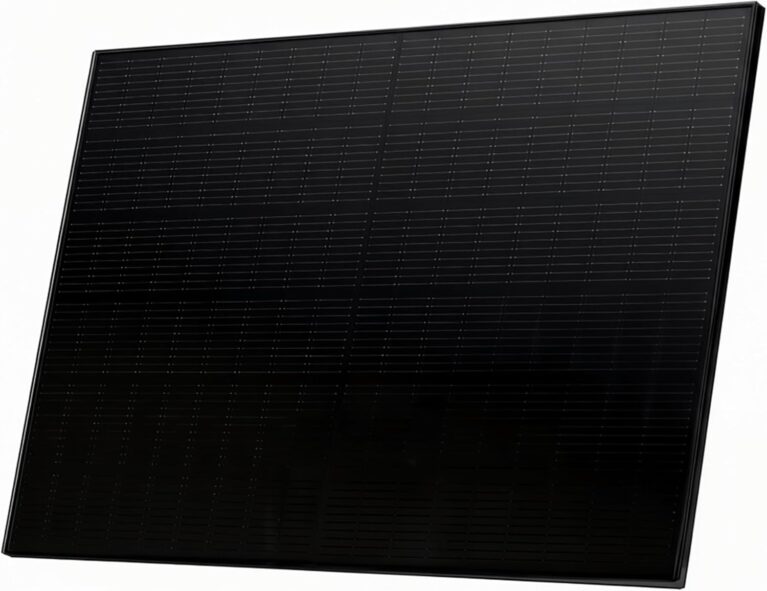 SUNNIVA Solarpanel 500 W Vollschwarzes Bifacial-Glas-PV-Modul Solarpanel – PMax 500 W Bifacial N-Typ, für Balkonkraftwerk oder PV-Solaranlage