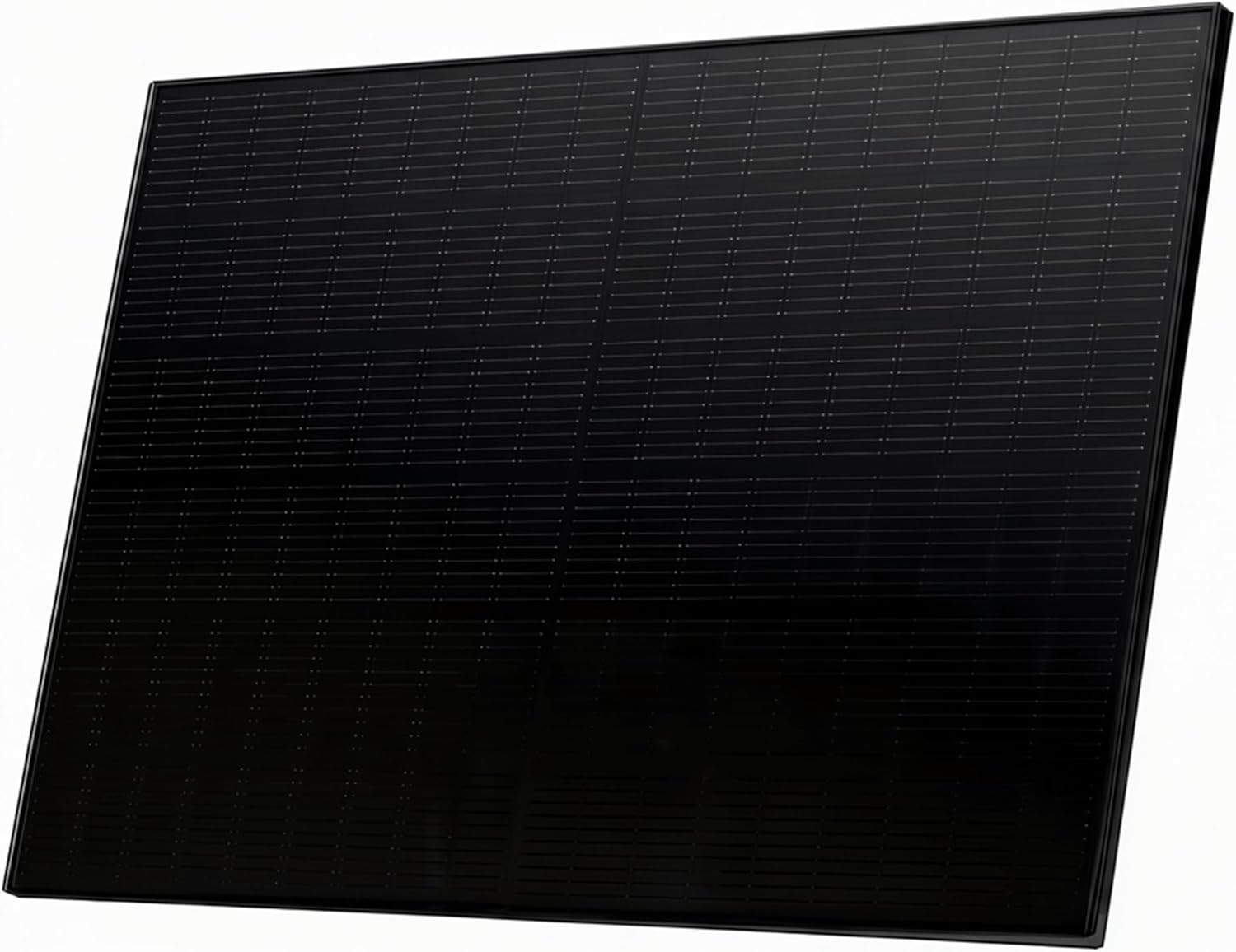 SUNNIVA Solarpanel 500 W Vollschwarzes Bifacial-Glas-PV-Modul Solarpanel – PMax 500 W Bifacial N-Typ, für Balkonkraftwerk oder PV-Solaranlage