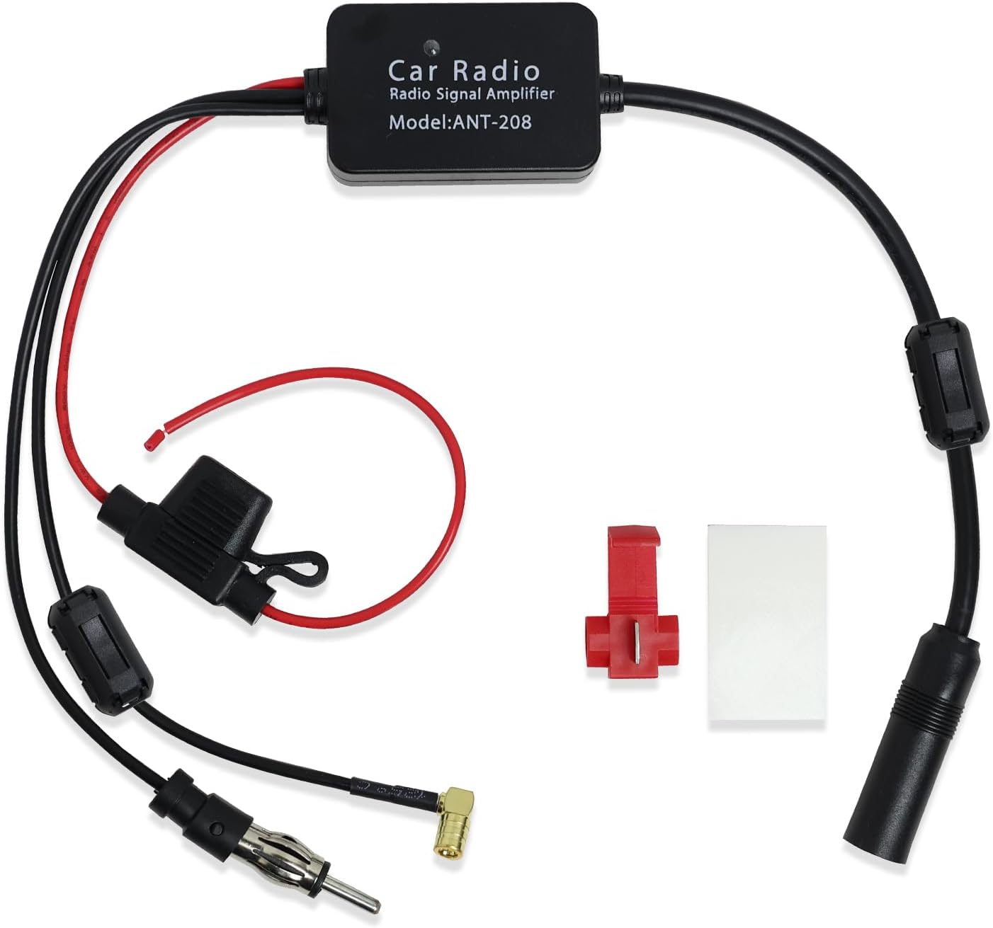 Autoradio Antennenverstärker 12V DAB Splitter Antennenverstärker Autoantennen für DAB/FM/AM Radio Universal Retrofit Stecker Signaladapter für Audio Stereo Digital Autoradio Autos Boote LKWs – Bild 7