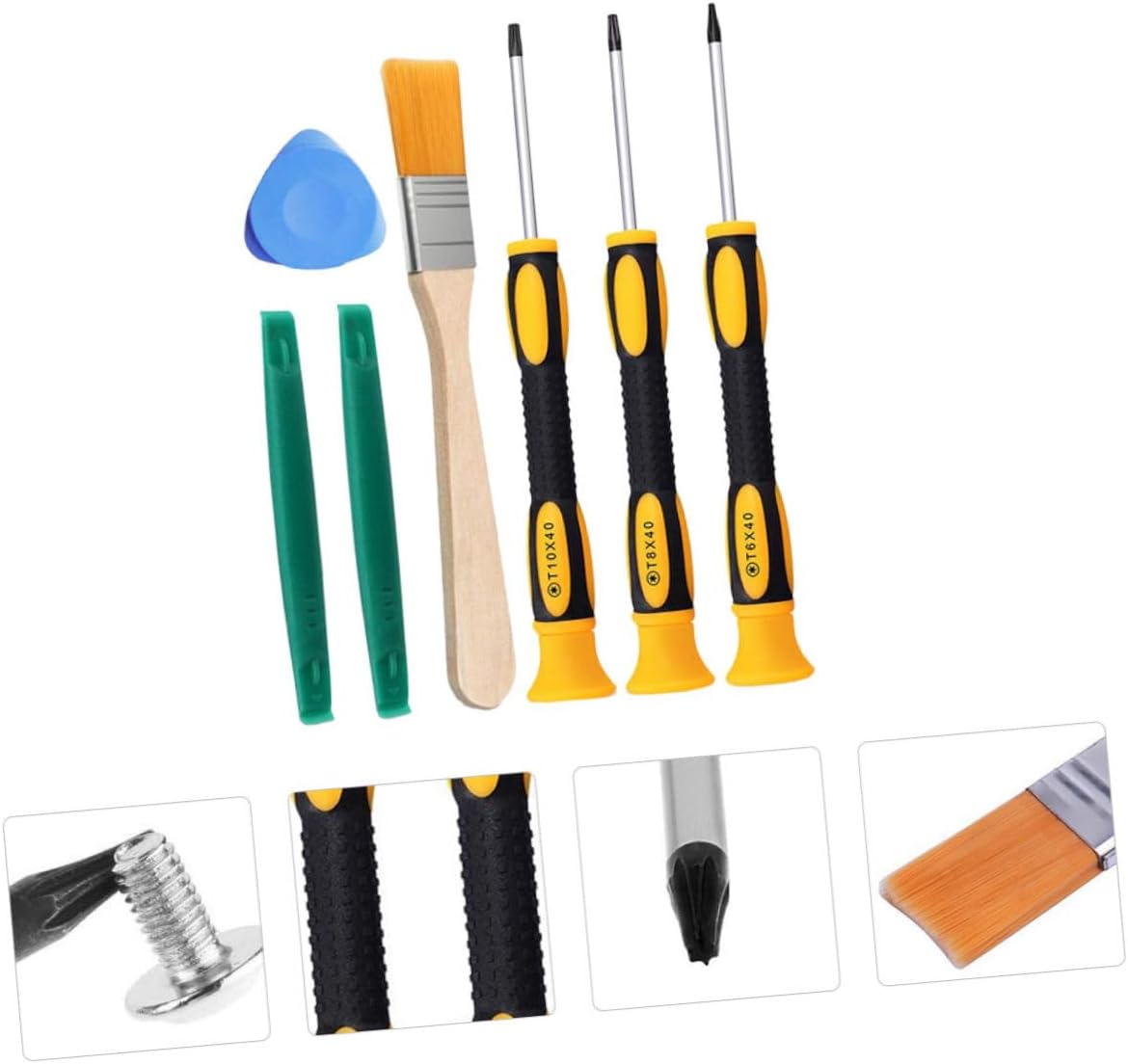 WOONEKY 14-teiliges Schraubendreher-Set für -Reparaturen magnetische Sicherheitswerkzeuge für präzise Demontage langlebig für industrielle Anwendungen geeignet – Bild 3