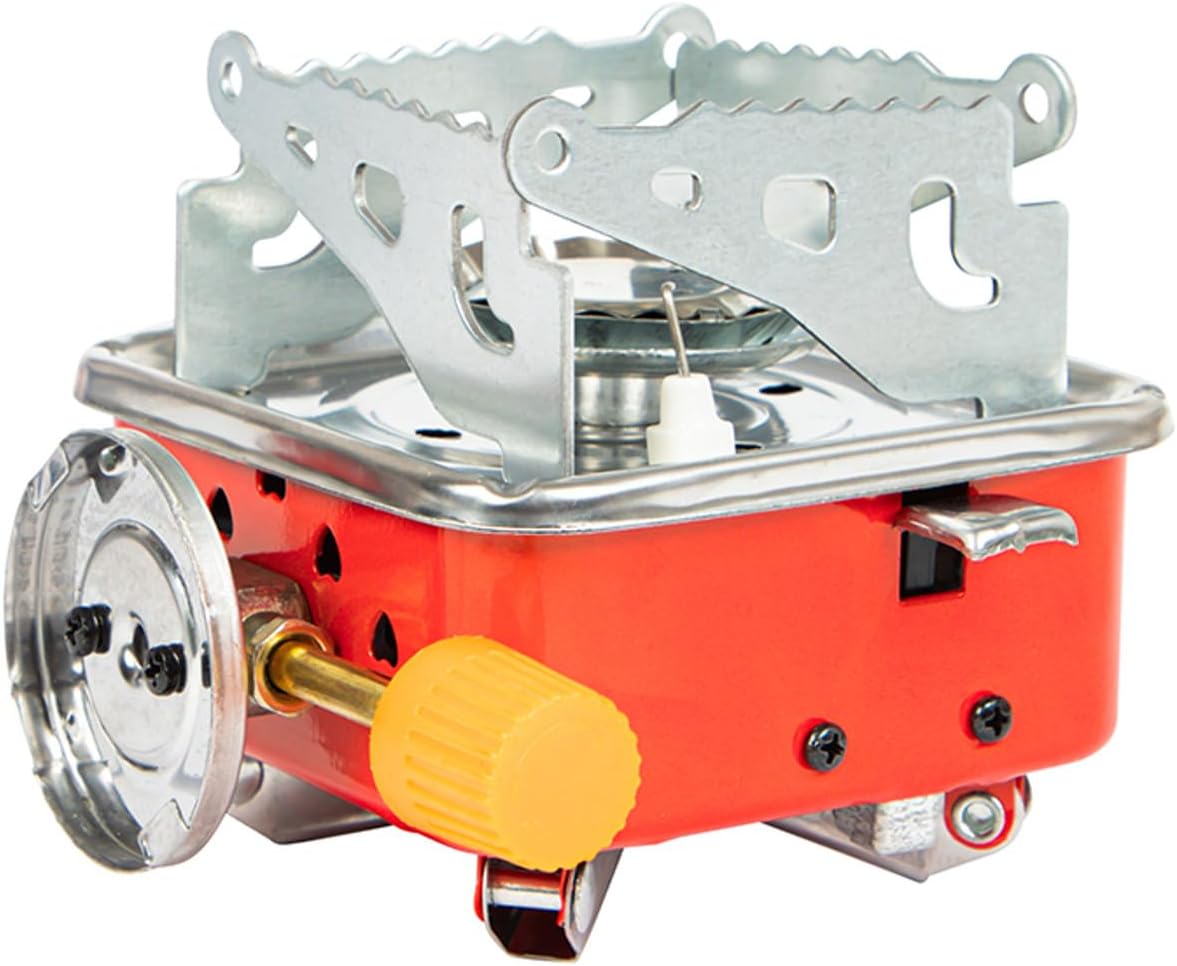 Blow Mini Tourist Gaskocher 2800 W – kompakter Campingkocher mit Piezo-Zündung und verstellbarer Flamme – leicht und faltbar – für TS-700-Kartuschen – inklusive Aufbewahrungstasche – Bild 2