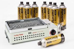 Lucky Flame LF-90 GD Gasgrill mit B...