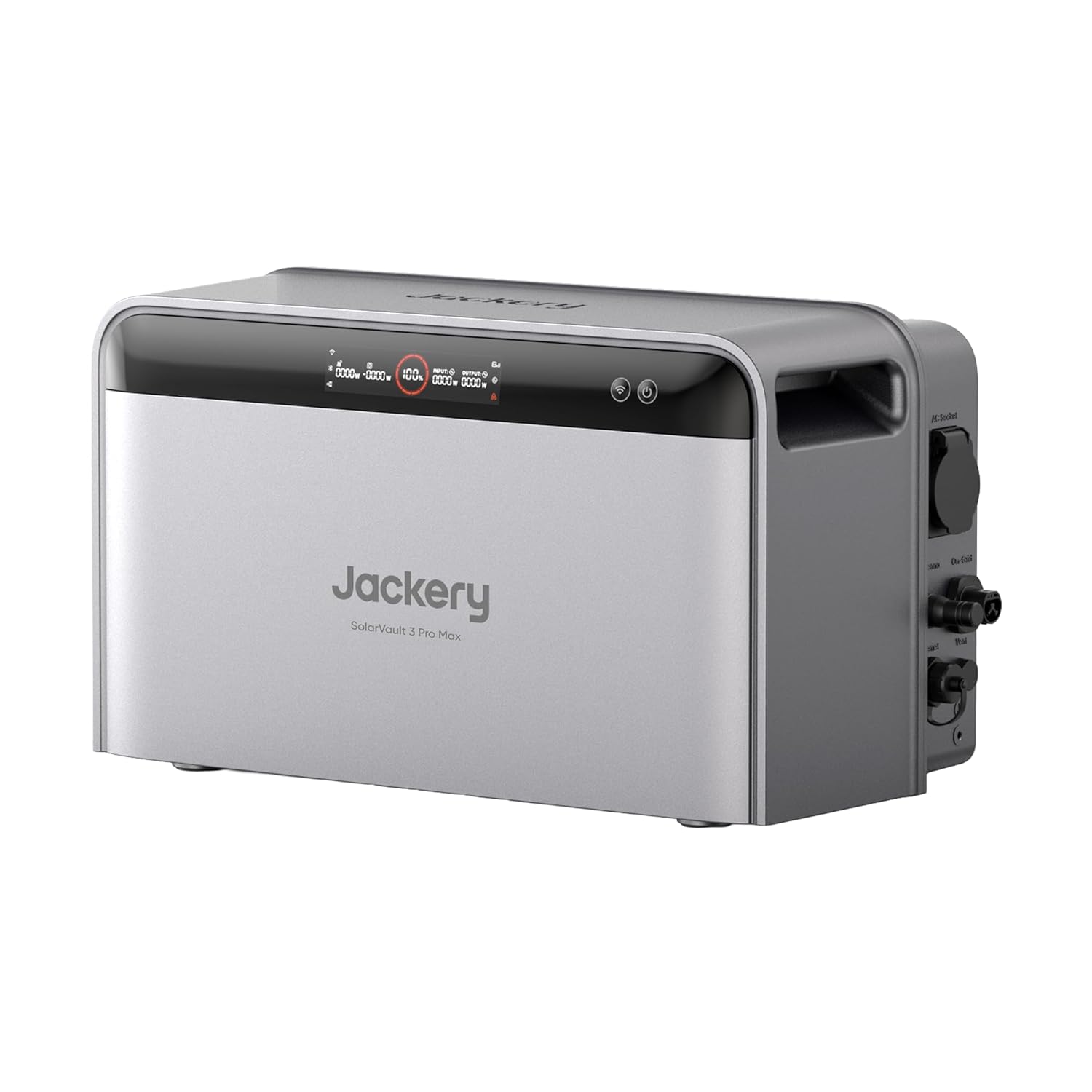 Jackery SolarVault 3 Pro Max Balkonkraftwerk mit Speicher, 2500 W, 4 MPPT, 4000 W PV-Eingang, 2500 W Notstromversorgung, erweiterbar auf bis zu 15 kWh
