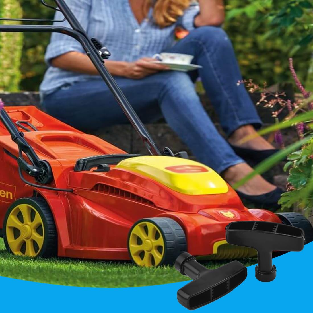 WeddHuis 4 x Benzinmotor-Startergriff, Seilzugstarter für Rasenmäher-Generator-Kettensäge – Bild 5