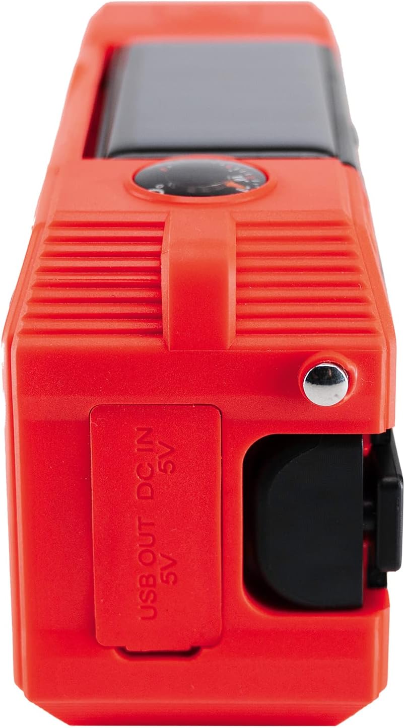 Albrecht DR 112, tragbares DAB+/FM Outdoor-Kurbelradio, 27911, SOS-Notruf, Taschenlampe, Solarmodul, PowerBank, IPX5-Wasserschutz – Bild 9