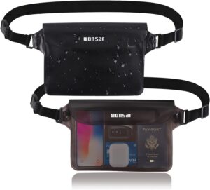 WONSAR 2 Stück wasserdichte Tasche...