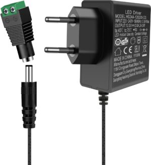 12-V-Netzteil 2 A, AC-Adapter-Netzt...