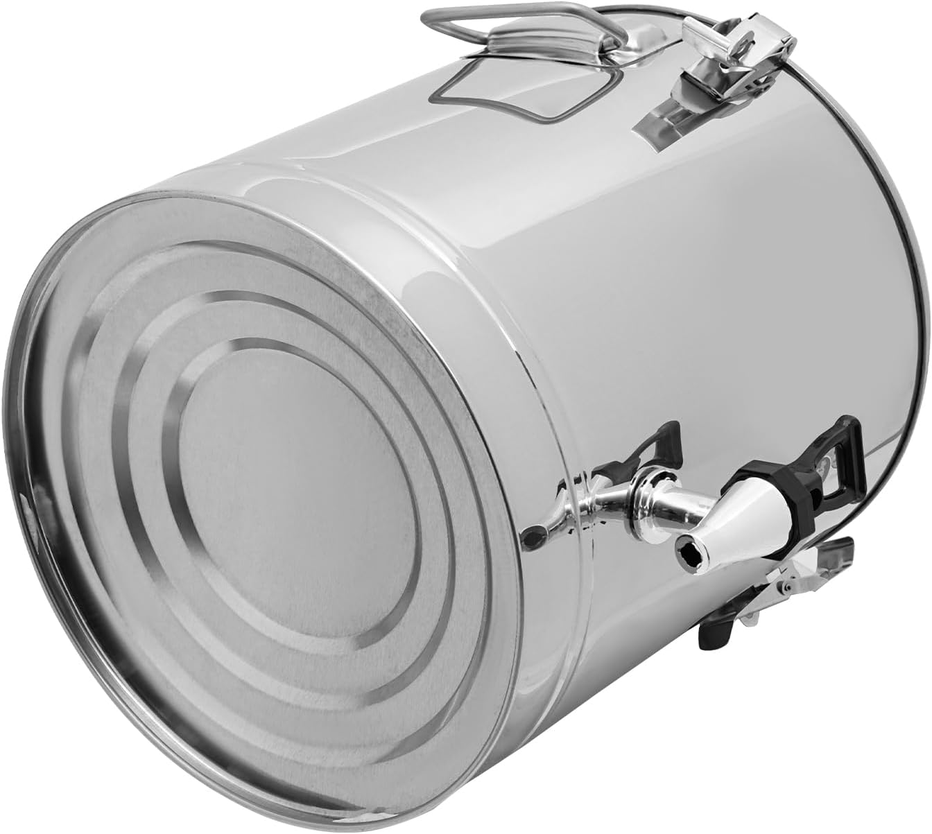 14L Thermobehälter Edelstahl Speisewärmer Edelstahl Getreidebehälter Isolierter Eimerwärmer mit auslaufsicherem Deckel – Bild 4