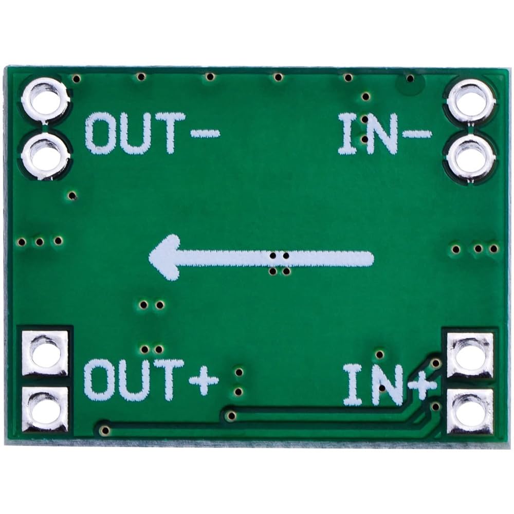 Greluma Step Down Buck Converter, einstellbares DC-DC 4,5–28 V auf 0,8–20 V, Spannungsreglermodul, 24 V auf 12 V, 9 V, 5 V, 3 V, 6 Stück – Bild 5