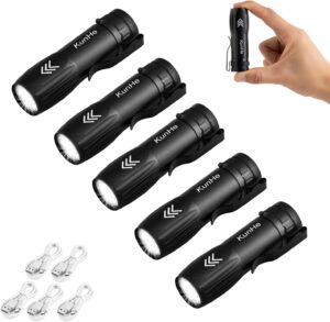 KunHe Kleine LED-Taschenlampe, wied...
