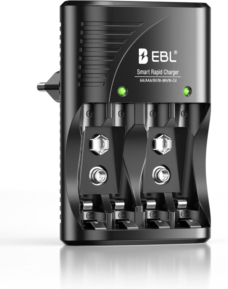 EBL-Batterieladegerät mit LED-Stecker