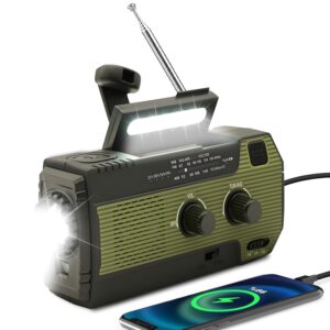 Notfall-Solarradio, solarbetriebene...