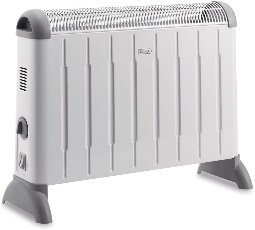 Delonghi HCM 2030 Konvektor (3 Ebenen, 2000 Watt, Raum bis 60 m³), Grau