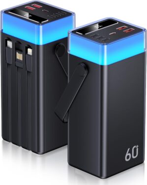 2026 Powerbank 60000 mAh, großes 2...