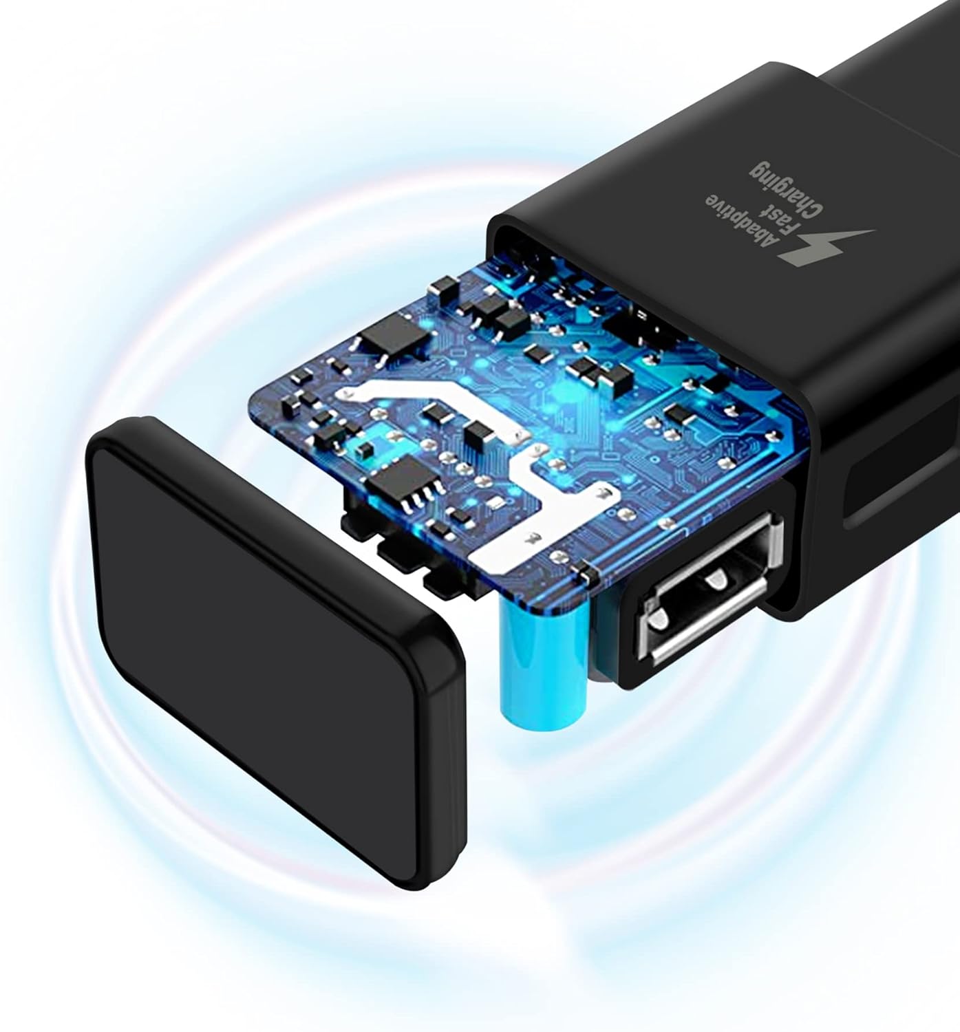 KAIMENGLONG 2 Stück Adaptives Schnellladegerät Netzteil mit 1,5 m USB Typ C Ladekabel für Samsung Galaxy S21/S20/S20+/S10/S10+/S10e/S9/S9+/S8/S8Plus/Edge/Active/Note 8/9 – Bild 2