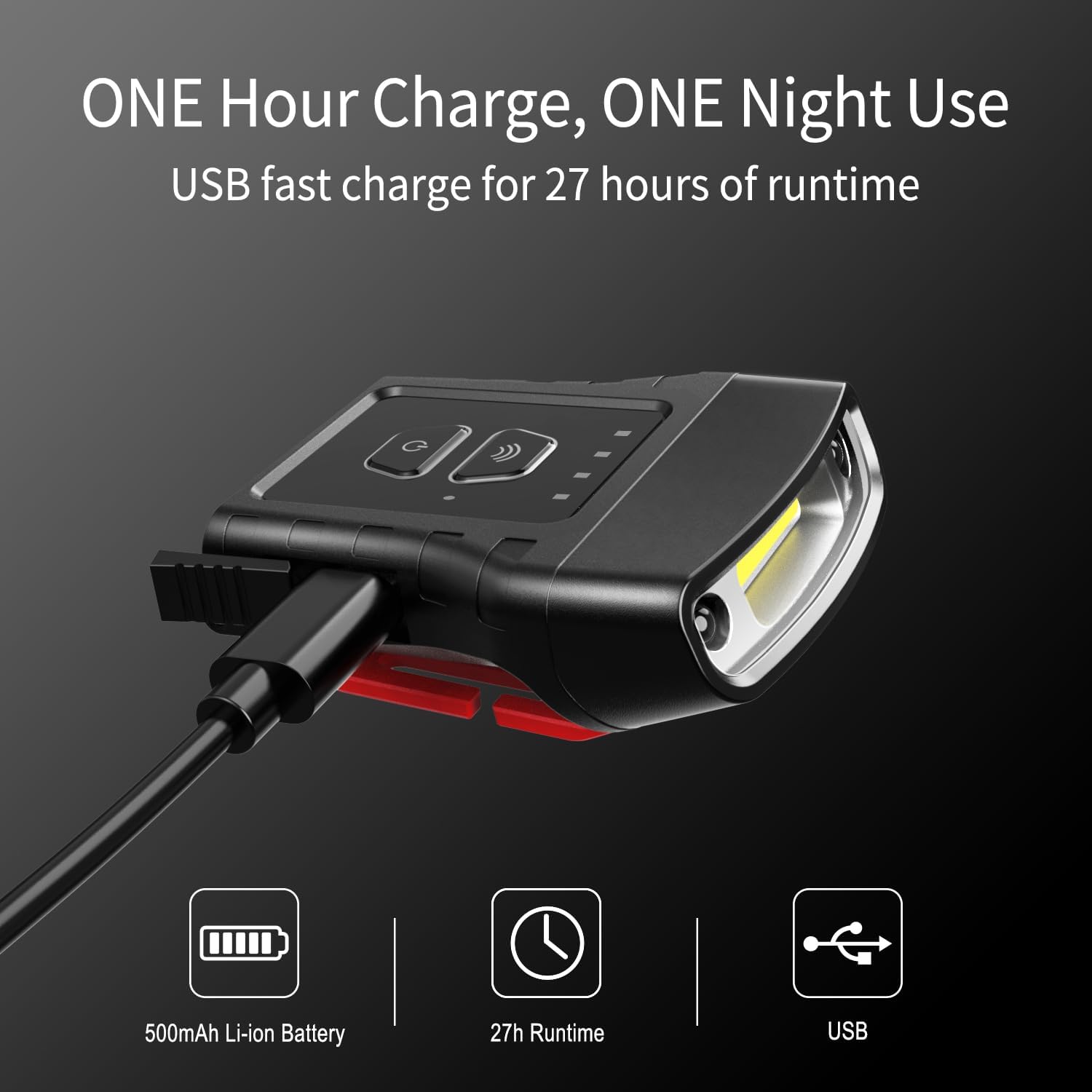 klarus HC3 LED Clip On Cap Light, weißes und rotes Licht mit Sensorsteuerung, 5 Modi dimmbar, für Jagd, Camping, Angeln – Bild 5