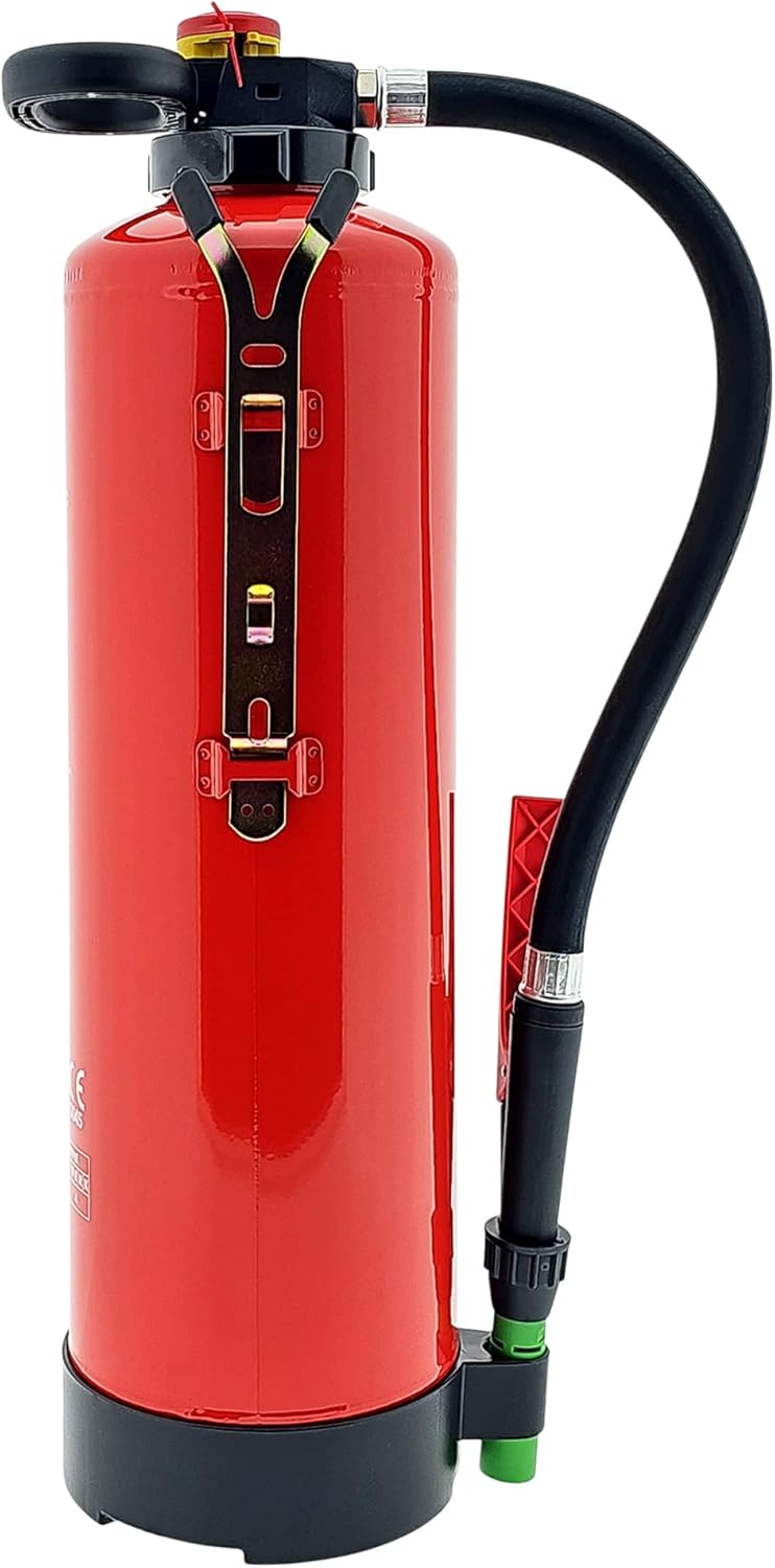 Gloria - SKE 6 PRO - Schaum-Feuerlöscher - Fluorfrei - 6 Liter - Für Brandklassen A, B - Inklusive Wandhalterung - Inklusive Prüfplakette – Bild 7