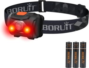 BORUIT LED-Stirnlampe, Stirnlampe, ...