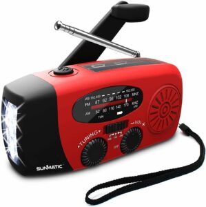 Notfallradio mit Kurbel, Solar ...