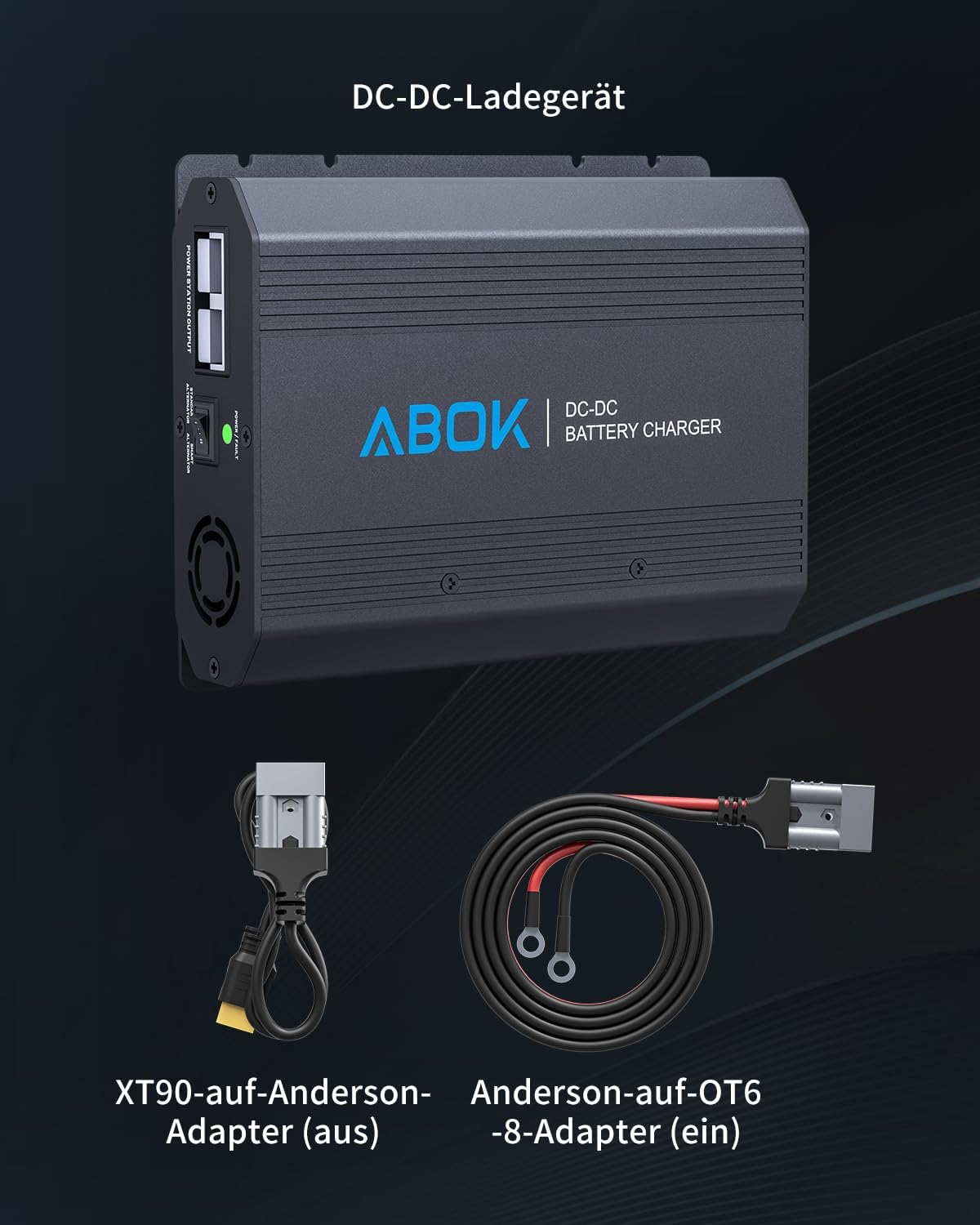 ABOK Acs500 500W DC-DC-Ladegerät für Kraftwerk, Auto, Wohnmobil und Außenbereich | Über Lichtmaschine schnellladen, bis zu 6x schneller als Zigarettenanzünder, ideal für Vanlife, Camping und Reisen im Camper – Bild 8