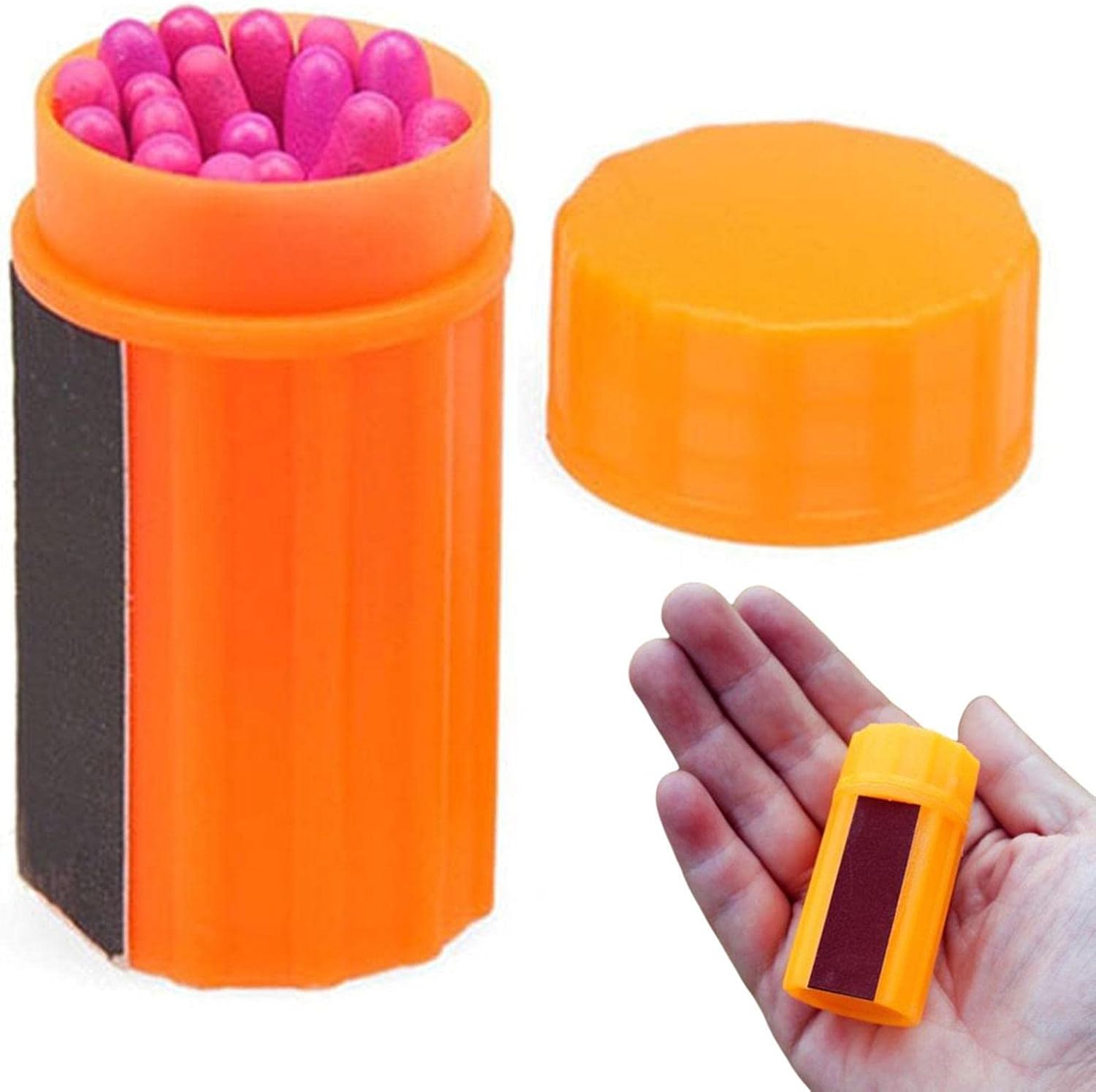6 Sets Streichhölzer, wasserdichte und winddichte Camping-Streichhölzer für Outdoor und Survival-Kit – Bild 6
