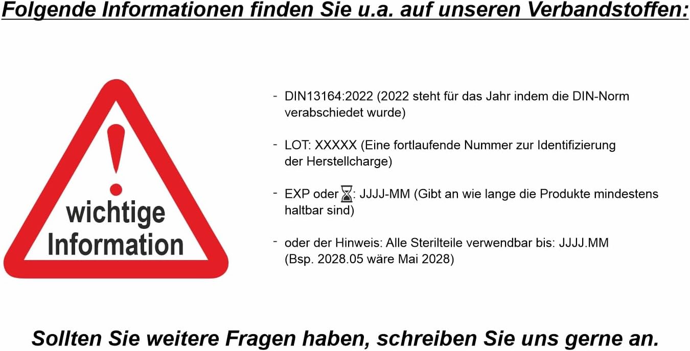 Rau Kombitasche Rot 3in1 DIN Erste-Hilfe-Tasche + Warnweste + Warndreieck | Trio - aktuelle Norm 2026 - DIN 13164 - ALLES geprüft auf StVO konform - Europaweit einsetzbar – Pannenset - Notfallset – Bild 6