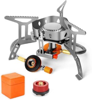 Herbst Campingkocher 3500 W mit Pie...