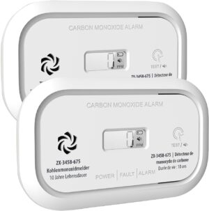 VisorTech CO-Sensor: 2er-Set digita...