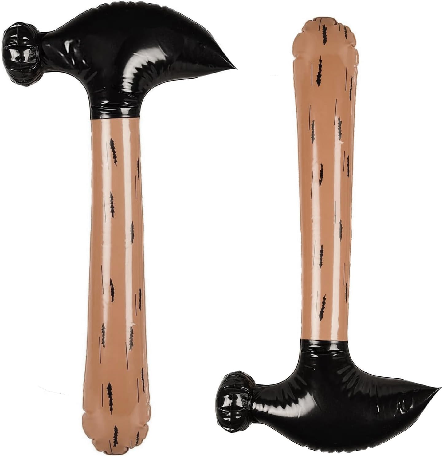 Namvo Aufblasbarer Hammer, ausgefallenes Requisitenhammer-Zubehör, aufgeblasene Pool-Party-Dekoration, 2 Stück
