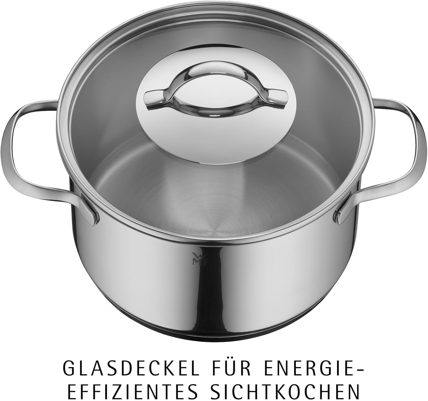 WMF Provence Plus 5-teiliges Kochgeschirr-Set mit Glasdeckel, Kochtöpfen und Stielkasserolle aus poliertem Cromargan-Edelstahl – Bild 3