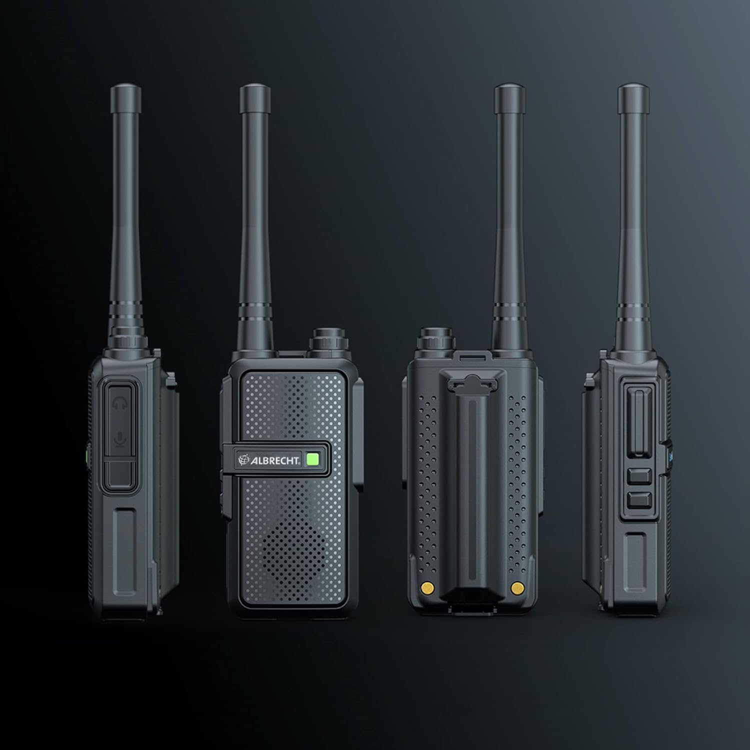 Albrecht Tectalk Worker 3 2-teiliges Kofferset, 29825, PMR446-Funkgeräte, robuste Walkie-Talkies für Baustelle, Sicherheit, Betrieb, Outdoor, inklusive Zubehör – Bild 4