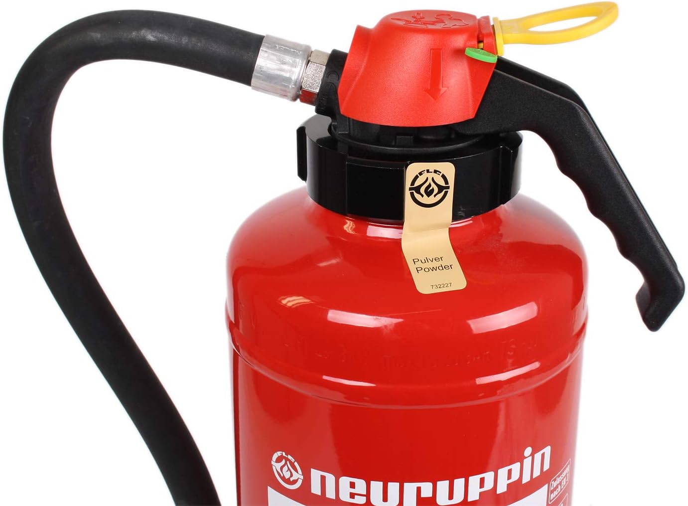 ABC 6 kg Pulverfeuerlöscher PG 6 AS Neuruppin 12LE Ladelöscher und Wartungszertifikat des Feuerlöscher-Austauschsystems – Bild 2